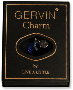 GERVIN Charm, Blue Topaz